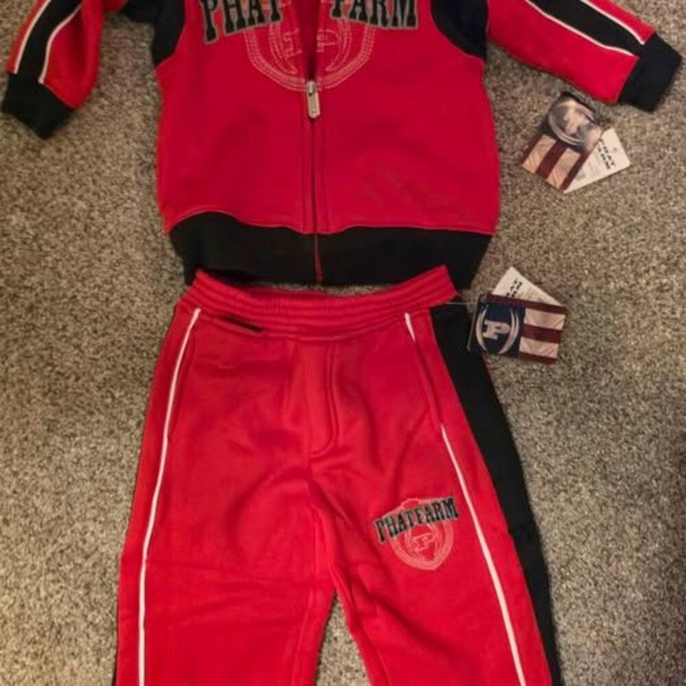 Y2K Phat Farm kids Tracksuit Set